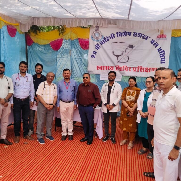 29वीं बटालियन परिसर में स्वास्थ्य शिविर आयोजित