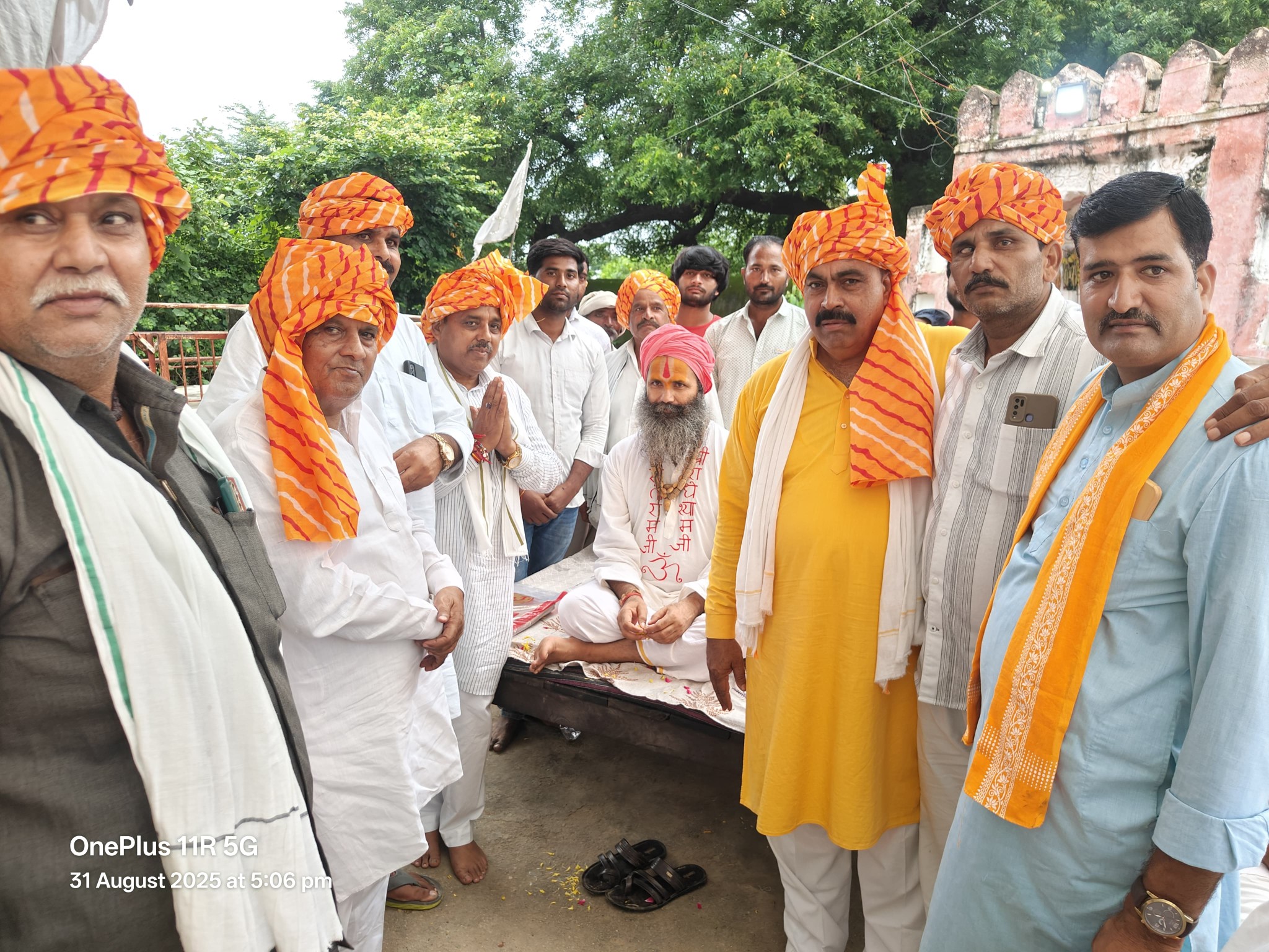 डबरा विधायक सुरेश राजे शिव पुराण कथा व जन्मदिन समारोह में हुए शामिल