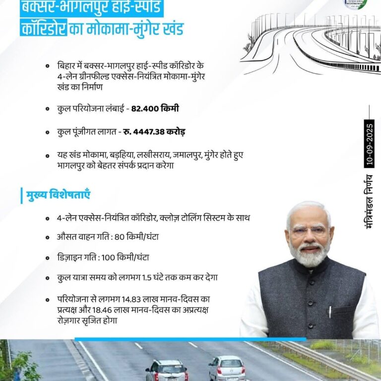 प्रधानमंत्री मोदी के नेतृत्व में रेल और सड़क नेटवर्क को बड़ी मंजूरी