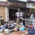 डबरा के सराफा बाजार में रेडीमेड दुकान में भीषण आग, करीब 10 लाख का नुकसान