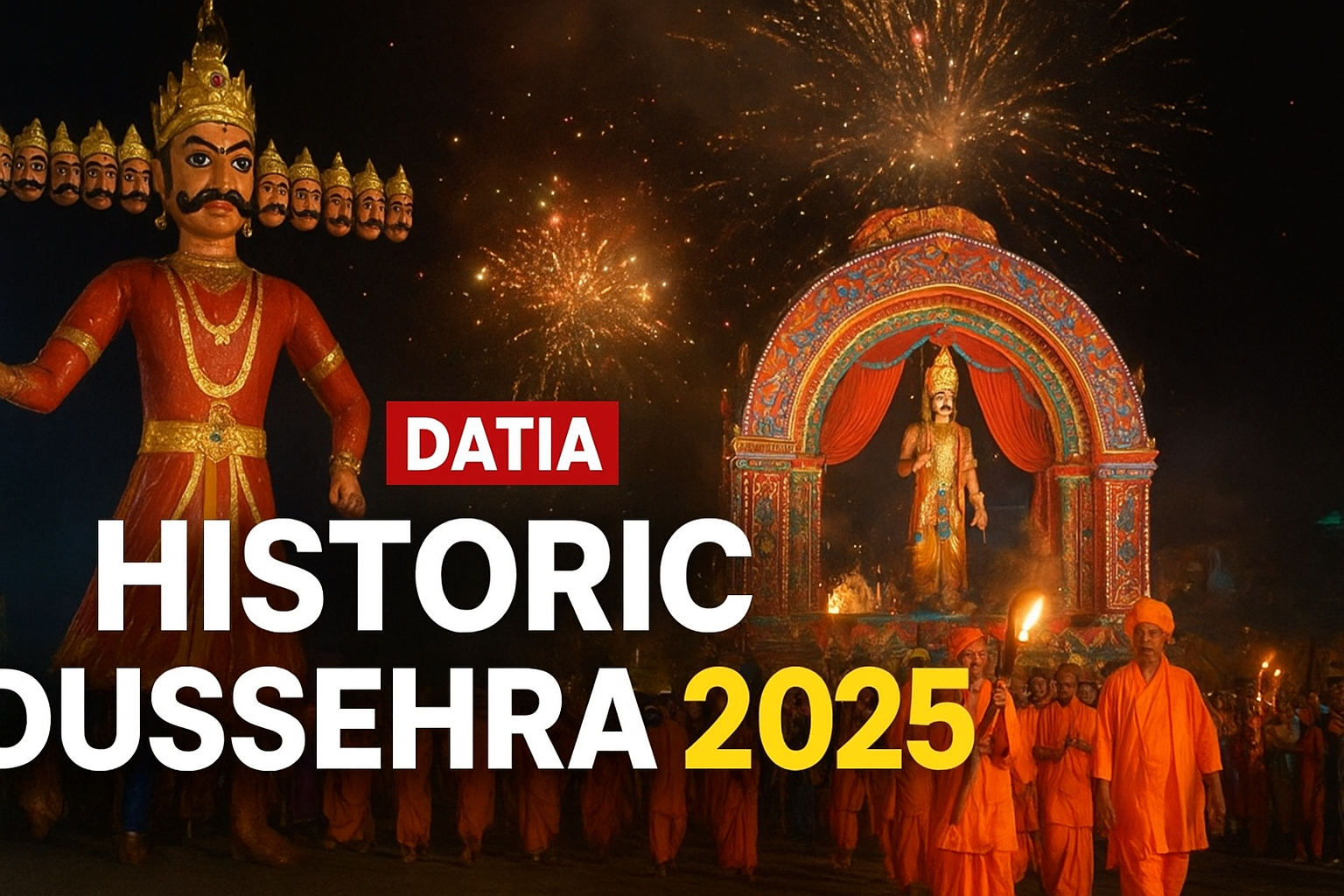 दतिया में ऐतिहासिक दशहरा 2025: वैभव और भव्यता का समागम